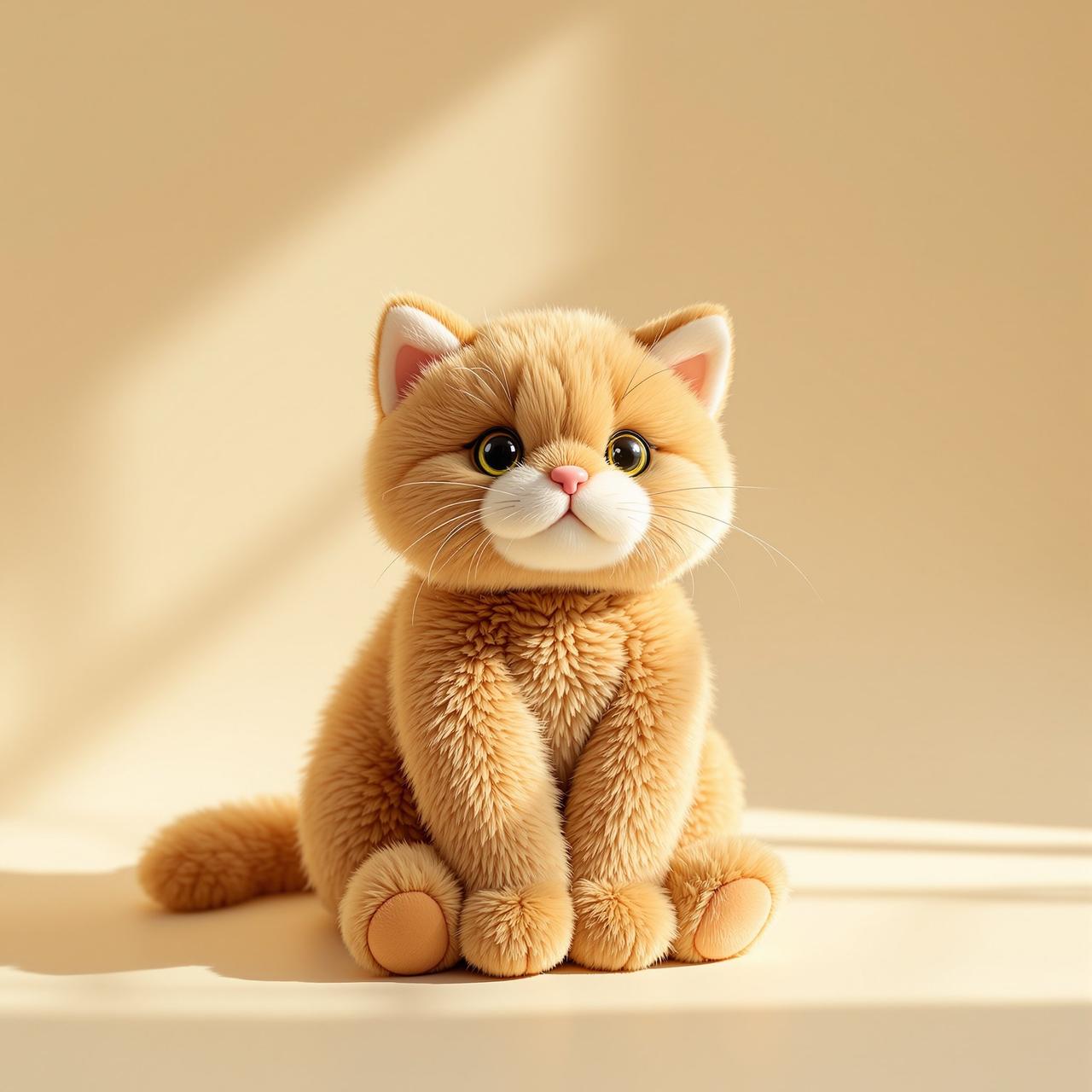 51动漫限定毛绒公仔-团子猫 - 51动漫周边商城